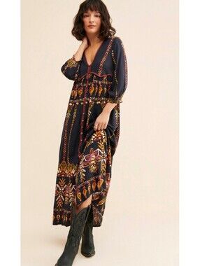 free people estelle chiffon maxi dress NWT Free People Estelle Chiffon Maxi Dress
